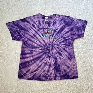 Vintage Tie Dye Embroidered New Orleans Tee